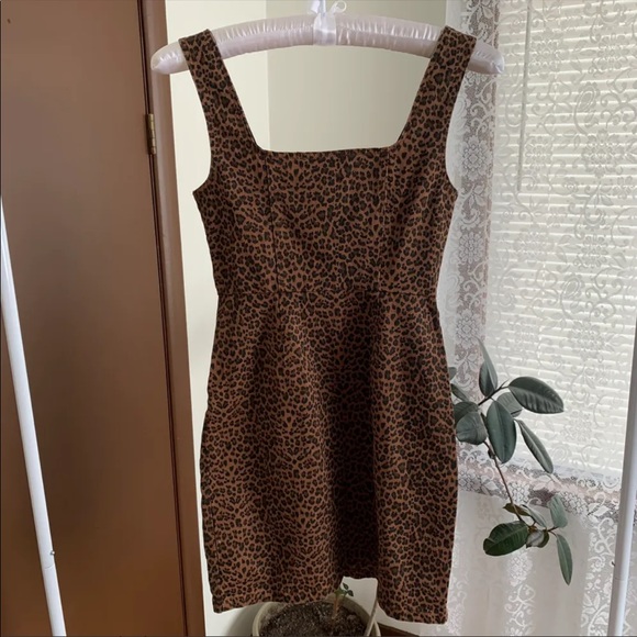 Lulus Leopard Print Button Dress - Picture 3 of 8